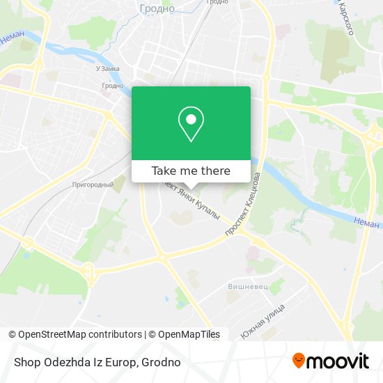 Shop Odezhda Iz Europ map