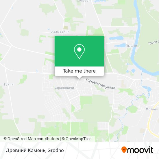 Древний Камень map