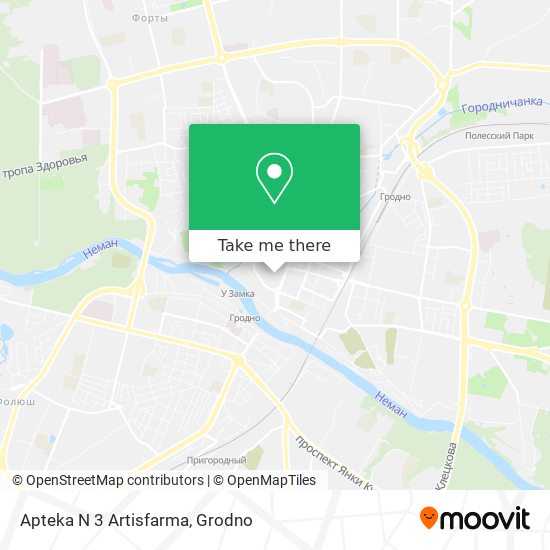 Apteka N 3 Artisfarma map