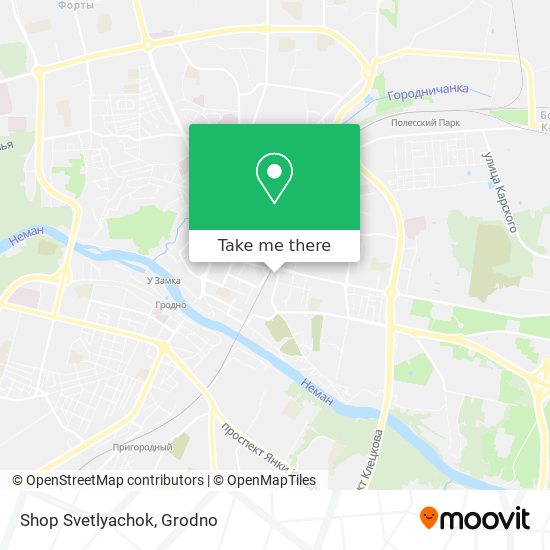 Shop Svetlyachok map