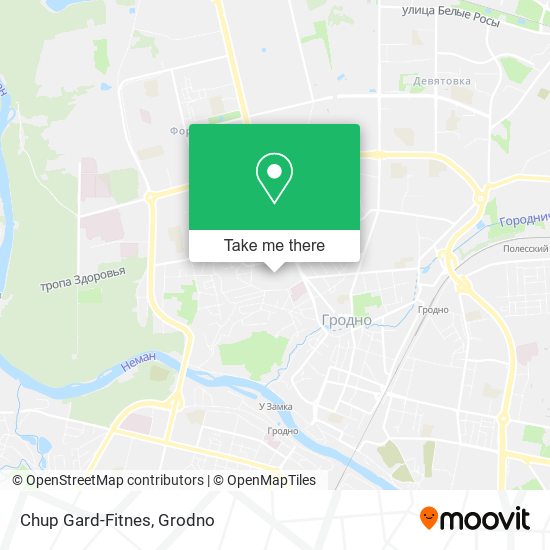 Chup Gard-Fitnes map