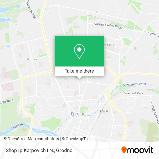 Shop Ip Karpovich I.N. map