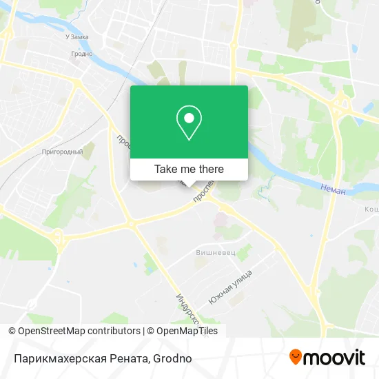 Парикмахерская Рената map