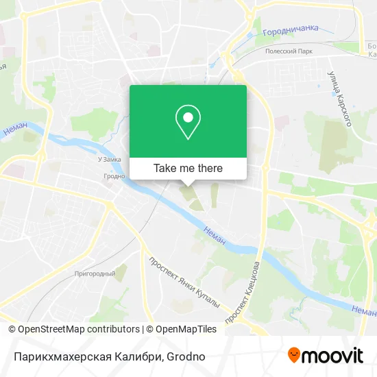 Парикхмахерская Калибри map