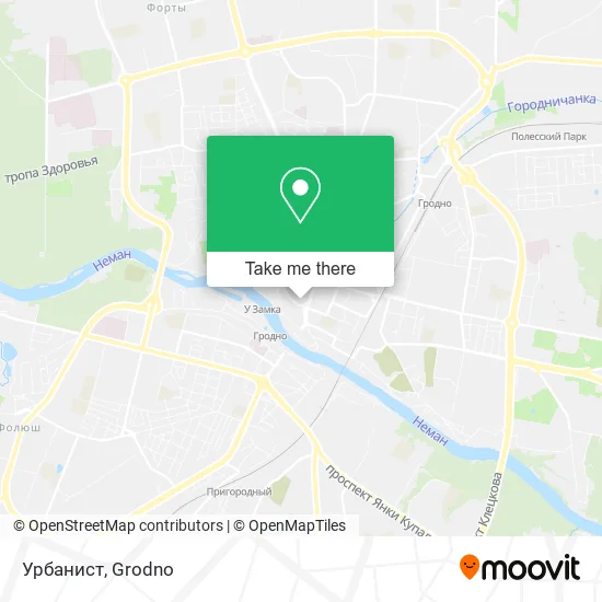 Урбанист map