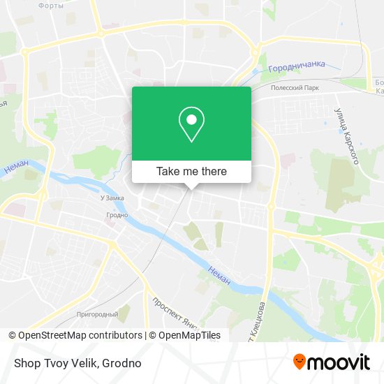 Shop Tvoy Velik map