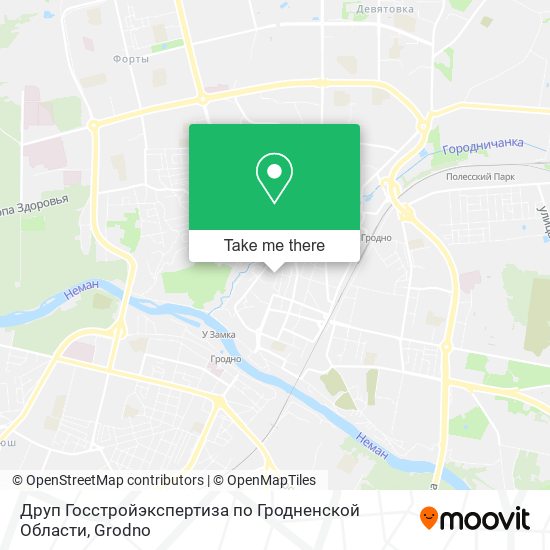 Друп Госстройэкспертиза по Гродненской Области map