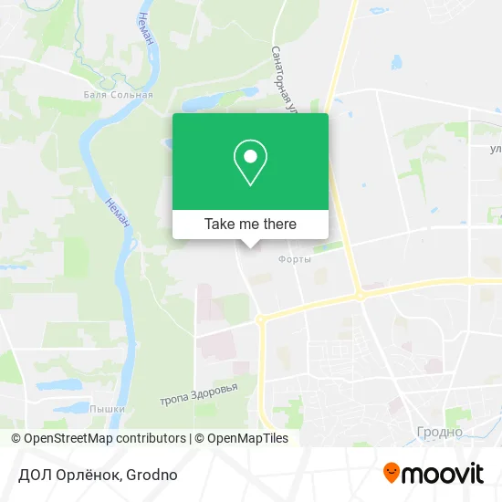 ДОЛ Орлёнок map