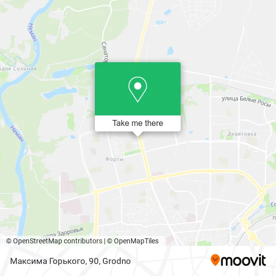 Максима Горького, 90 map