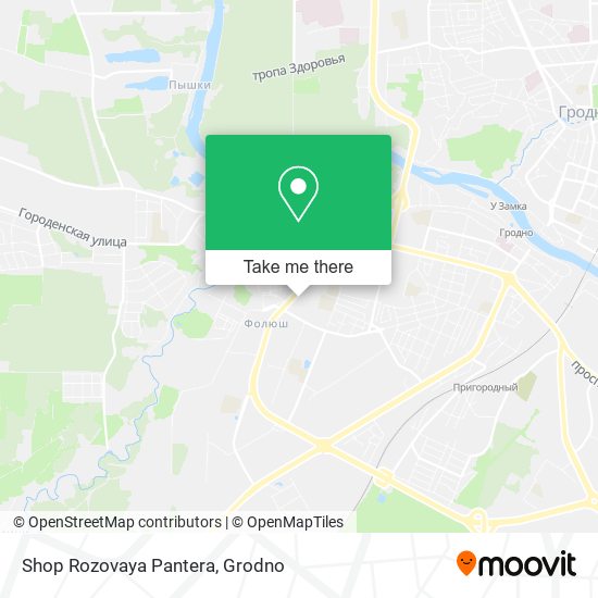 Shop Rozovaya Pantera map