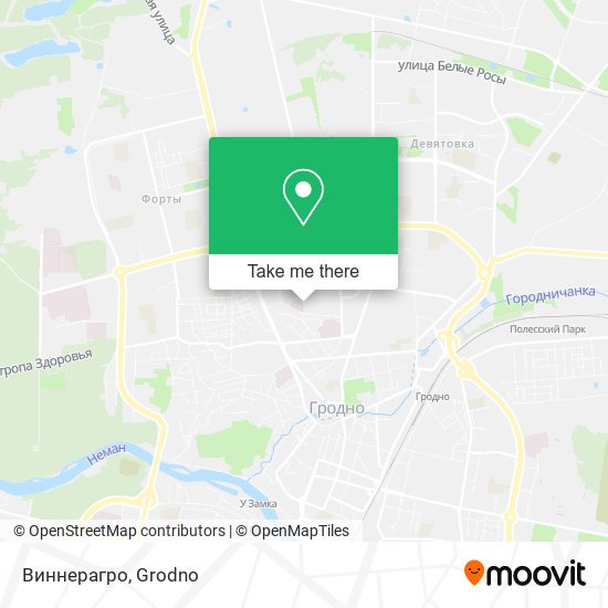 Виннерагро map