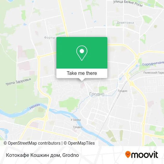 Котокафе Кошкин дом map