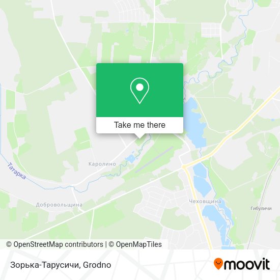 Зорька-Тарусичи map