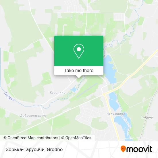 Зорька-Тарусичи map