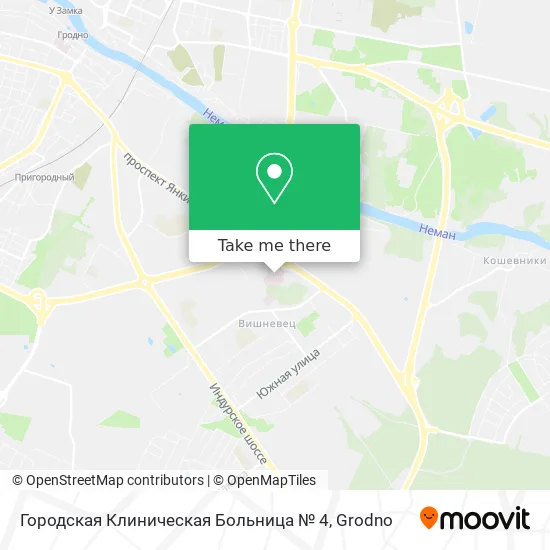 Городская Клиническая Больница № 4 map