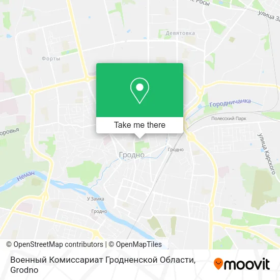 Военный Комиссариат Гродненской Области map