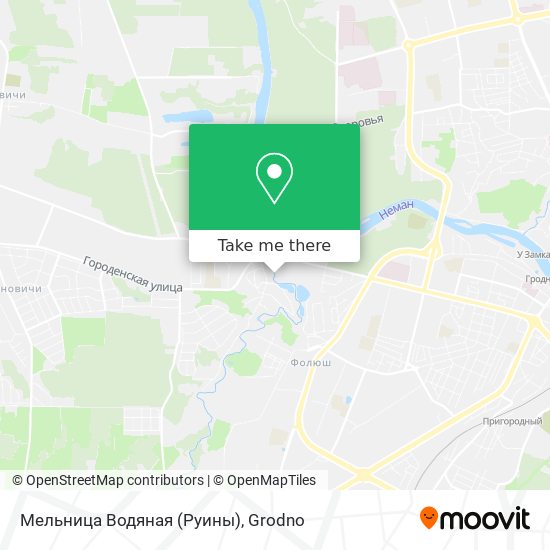 Мельница Водяная (Руины) map
