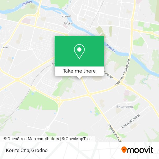 Конте Спа map