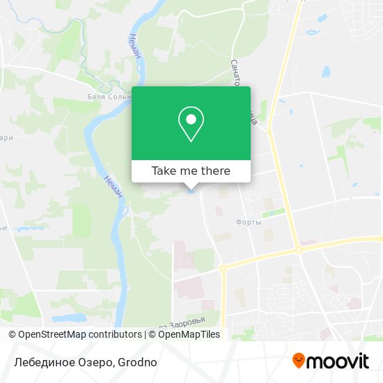 Лебединое Озеро map