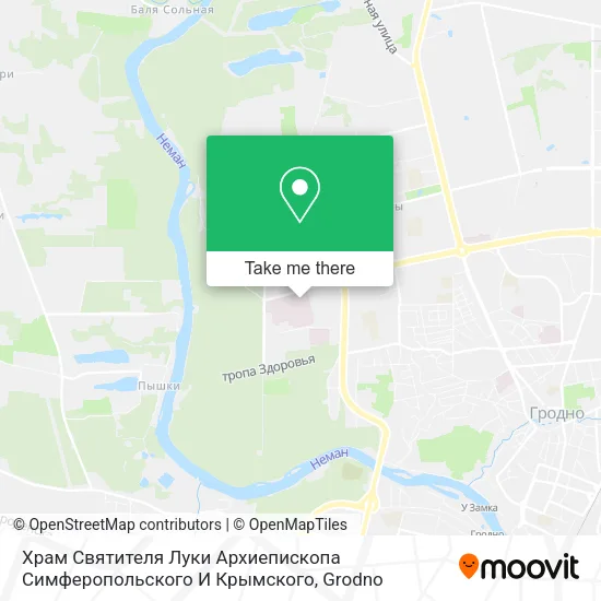 Храм Святителя Луки Архиепископа Симферопольского И Крымского map