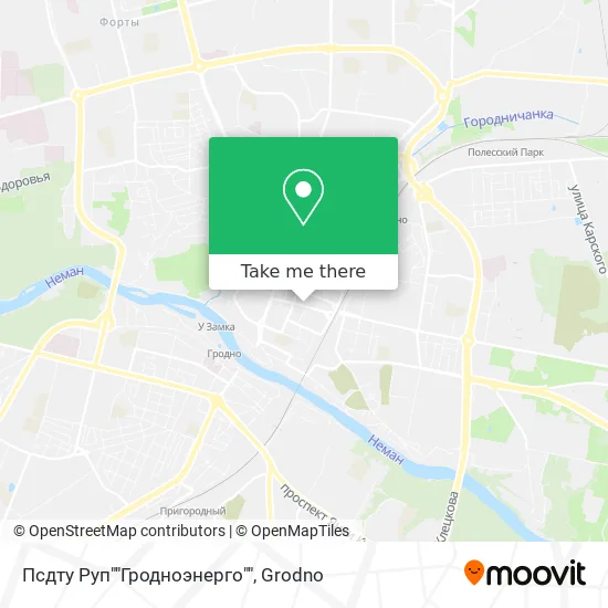 Псдту Руп""Гродноэнерго"" map
