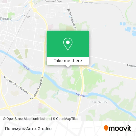 Понемунь-Авто map