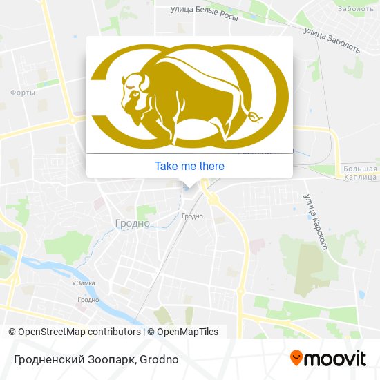 Гродненский Зоопарк map