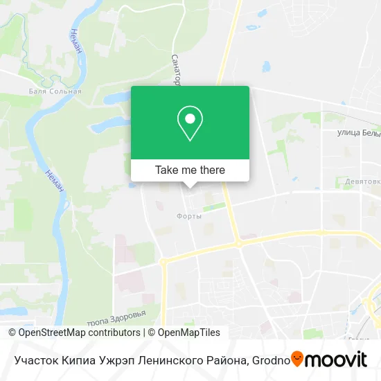 Участок Кипиа Ужрэп Ленинского Района map