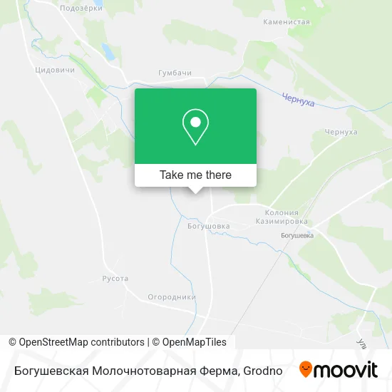 Богушевская Молочнотоварная Ферма map