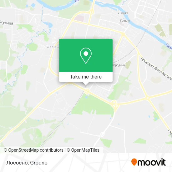 Лососно map
