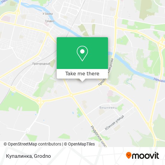 Купалинка map