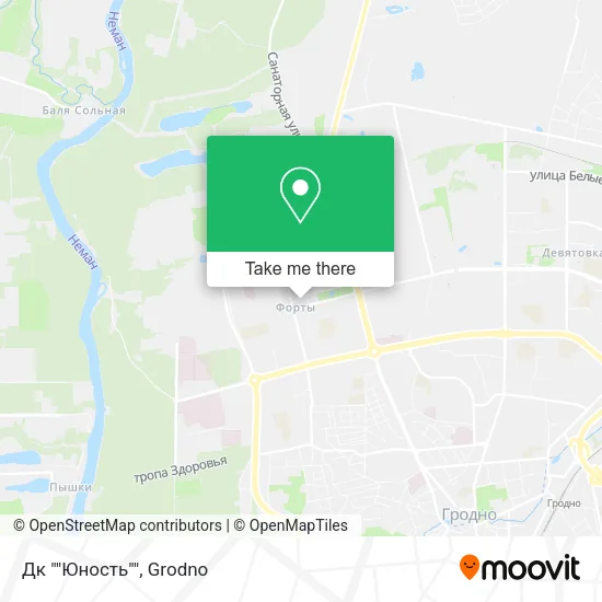 Дк ""Юность"" map