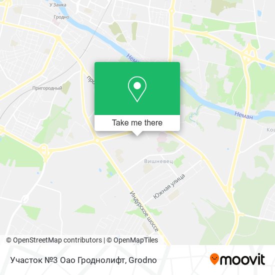 Участок №3 Оао Гроднолифт map