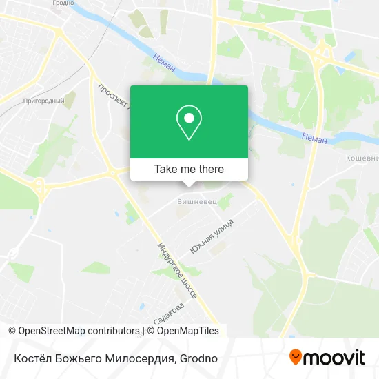Костёл Божьего Милосердия map