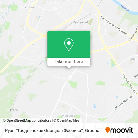Руап ""Гродненская Овощная Фабрика"" map