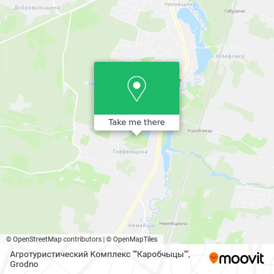Агротуристический Комплекс ""Каробчыцы"" map