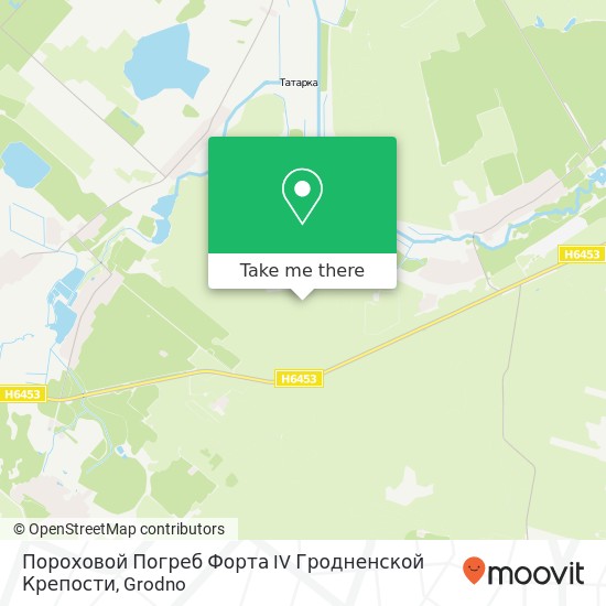 Пороховой Погреб Форта IV Гродненской Крепости map