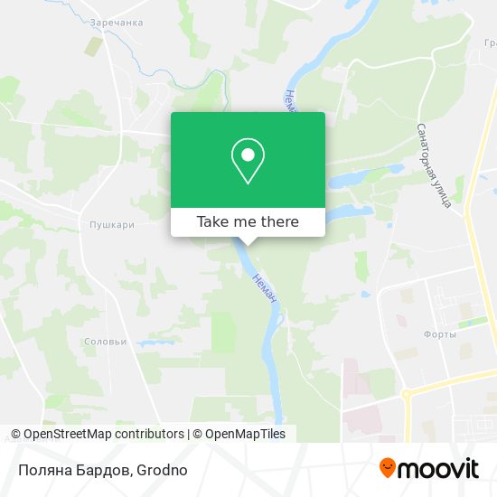 Поляна Бардов map