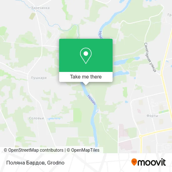 Поляна Бардов map