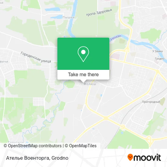 Ателье Военторга map