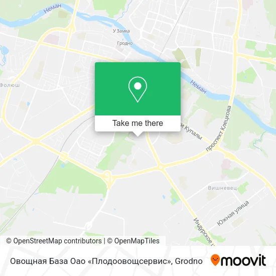 Овощная База Оао «Плодоовощсервис» map