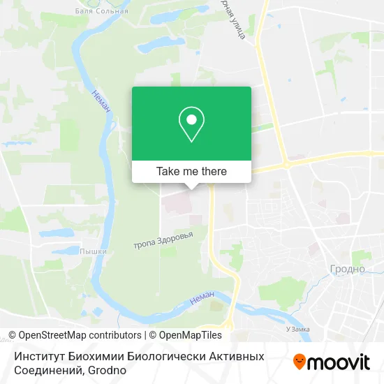 Институт Биохимии Биологически Активных Соединений map