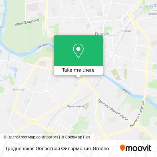 Гродненская Областная Филармония map