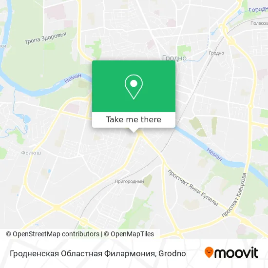 Гродненская Областная Филармония map