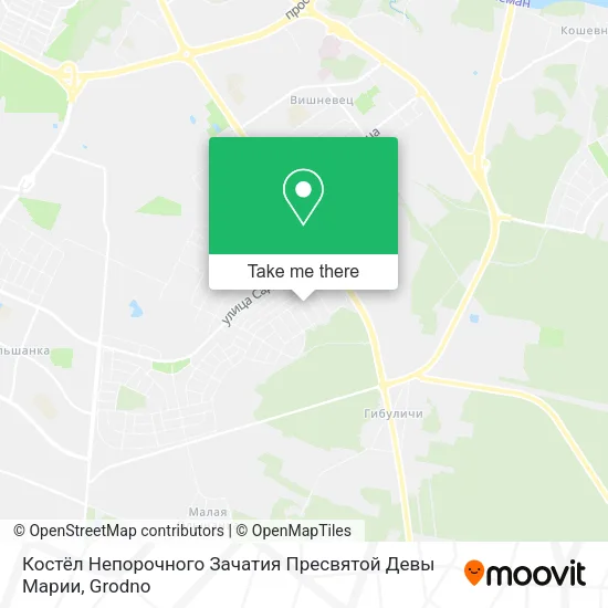 Костёл Непорочного Зачатия Пресвятой Девы Марии map