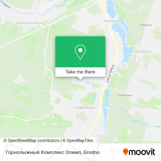 Горнолыжный Комплекс Олимп map