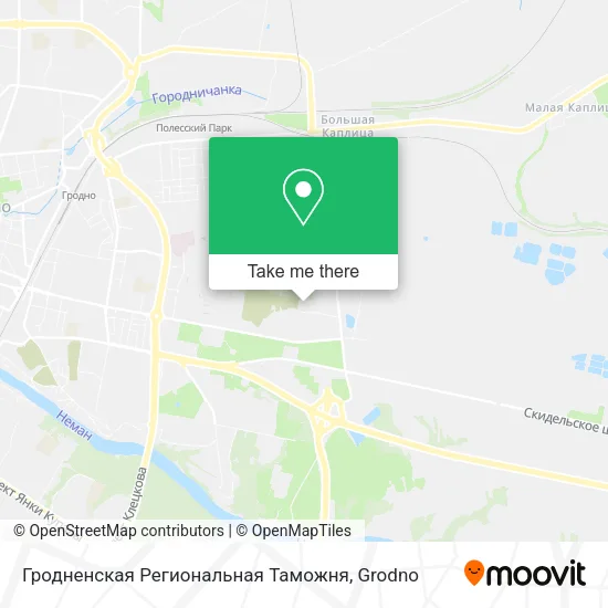 Гродненская Региональная Таможня map