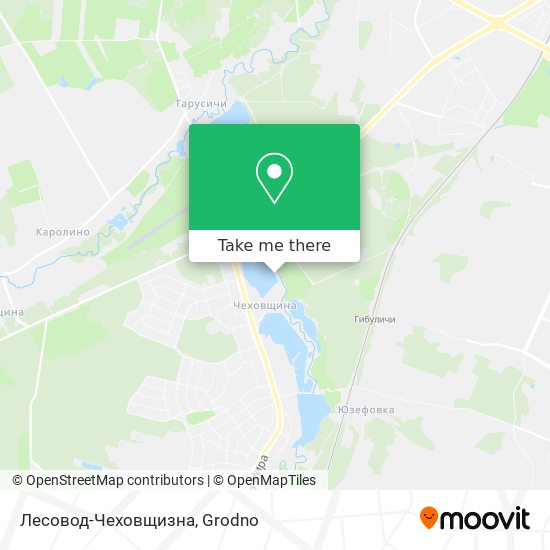 Лесовод-Чеховщизна map