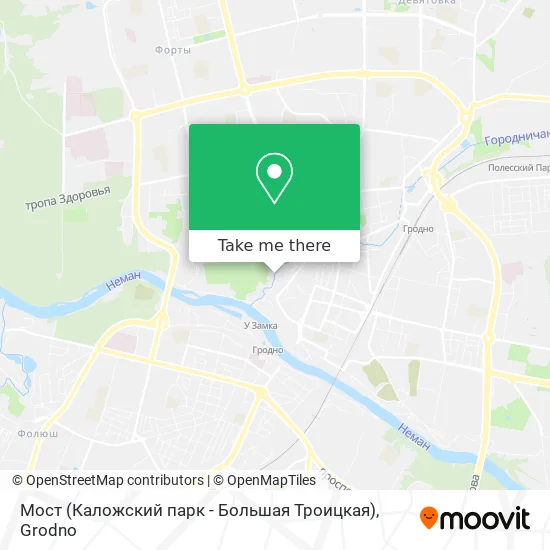 Мост (Каложский парк - Большая Троицкая) map