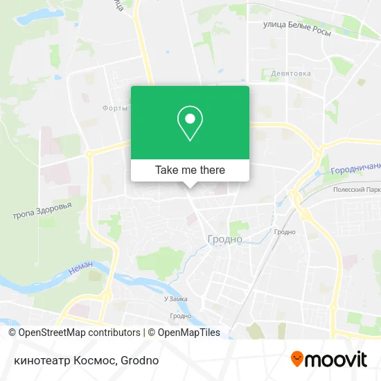 кинотеатр Космос map